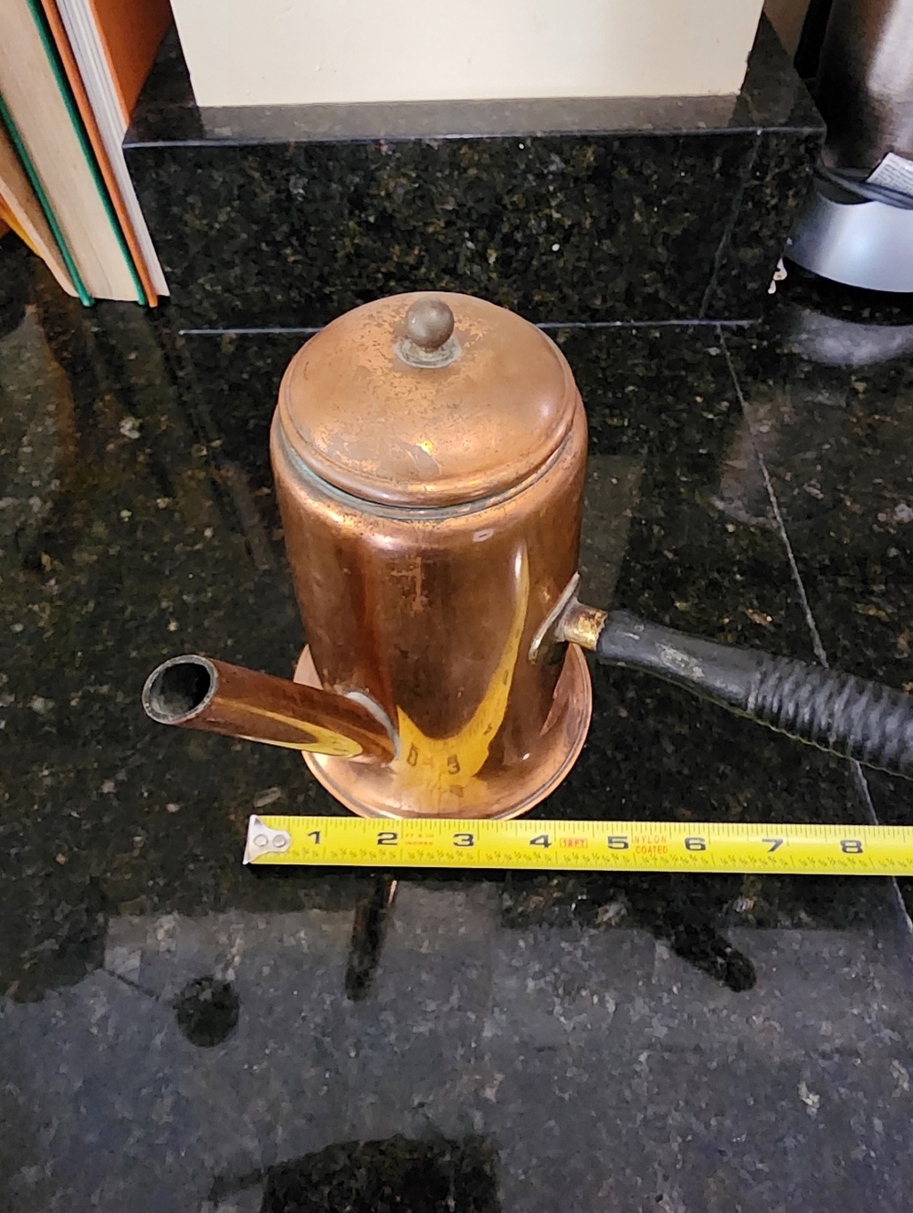 Copper Coffee And Tea Pot - Picture 5 of 6